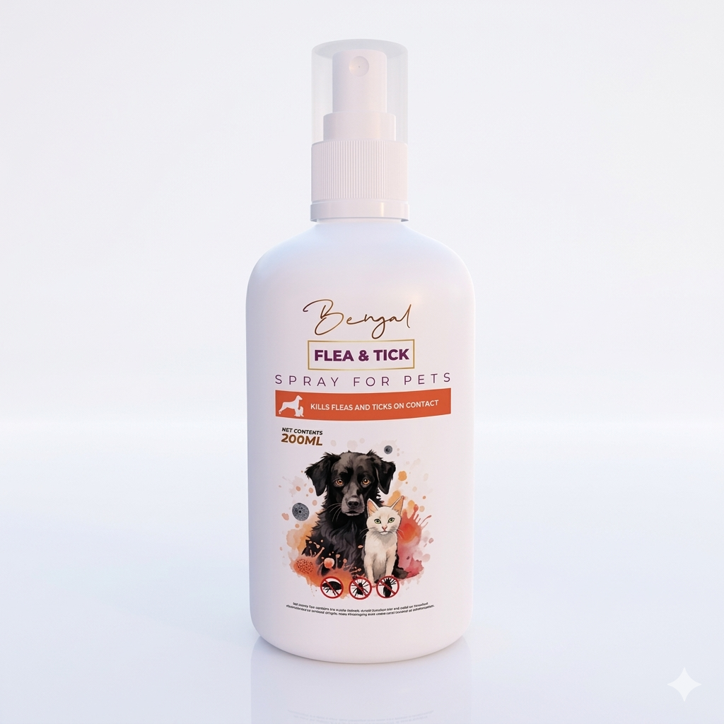 Bengal Flea and Tick Spray 200ml