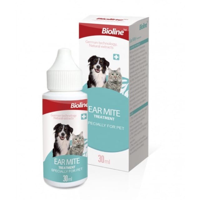 Bioline Ear Mite Treatment 30ml