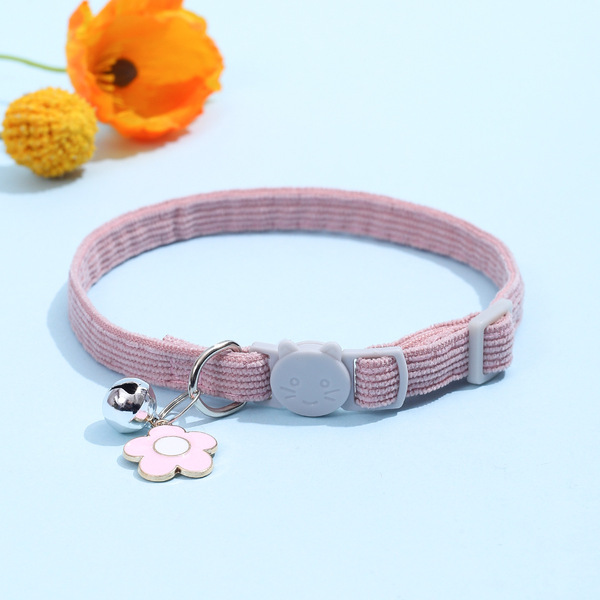 Cat Floral Pendant Collar