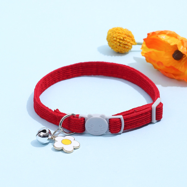Cat Floral Pendant Collar