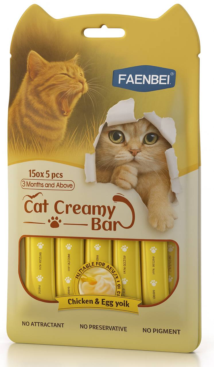 Faenbei Creamy Treat Chicken and Egg Yolk