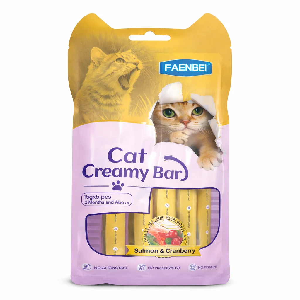 Faenbei Creamy Treat with Salmon & Cranberry 75g