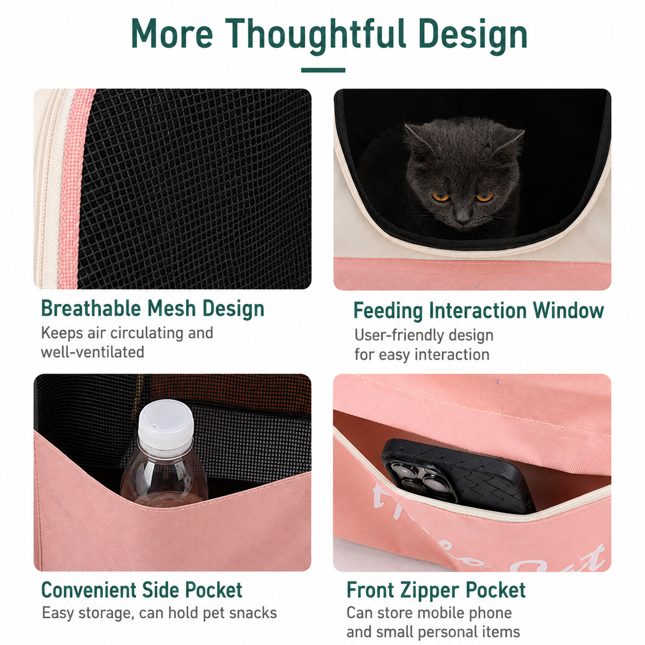 Hello Cat Pet Carrier Backpack