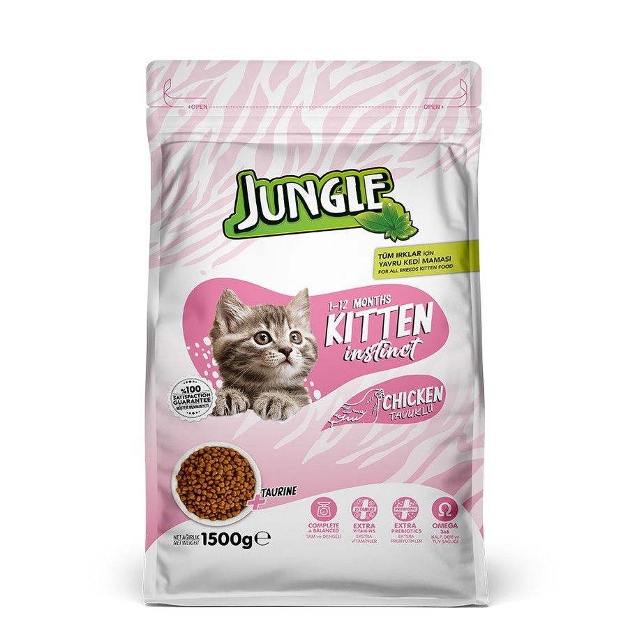 Jungle Kitten Dry Cat Food Chicken