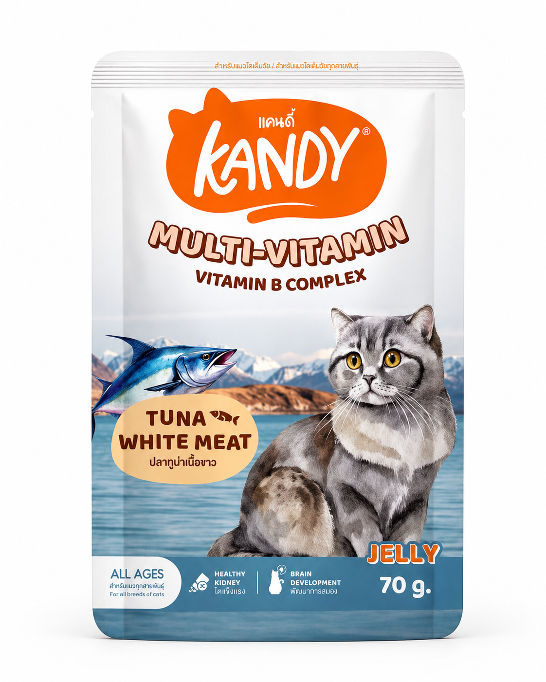 Kandy Cat Wet Food Multi-Vitamin Formula 70g