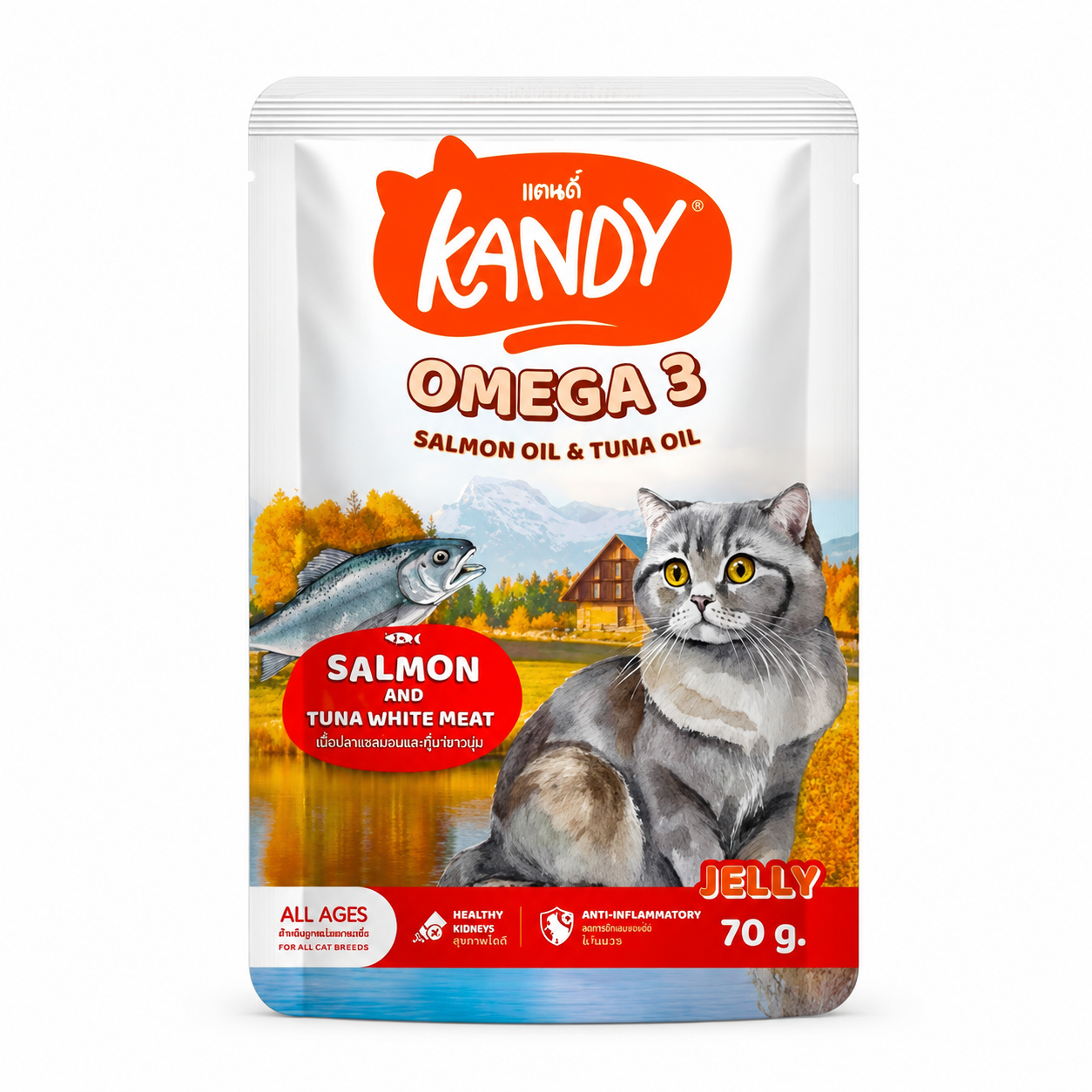 Kandy Cat Wet Food Omega-3 Formula 70g