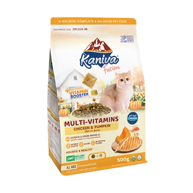 Kaniva Fusion MULTI-VITAMIN Cat Food Chicken & Pumpkin for All Ages