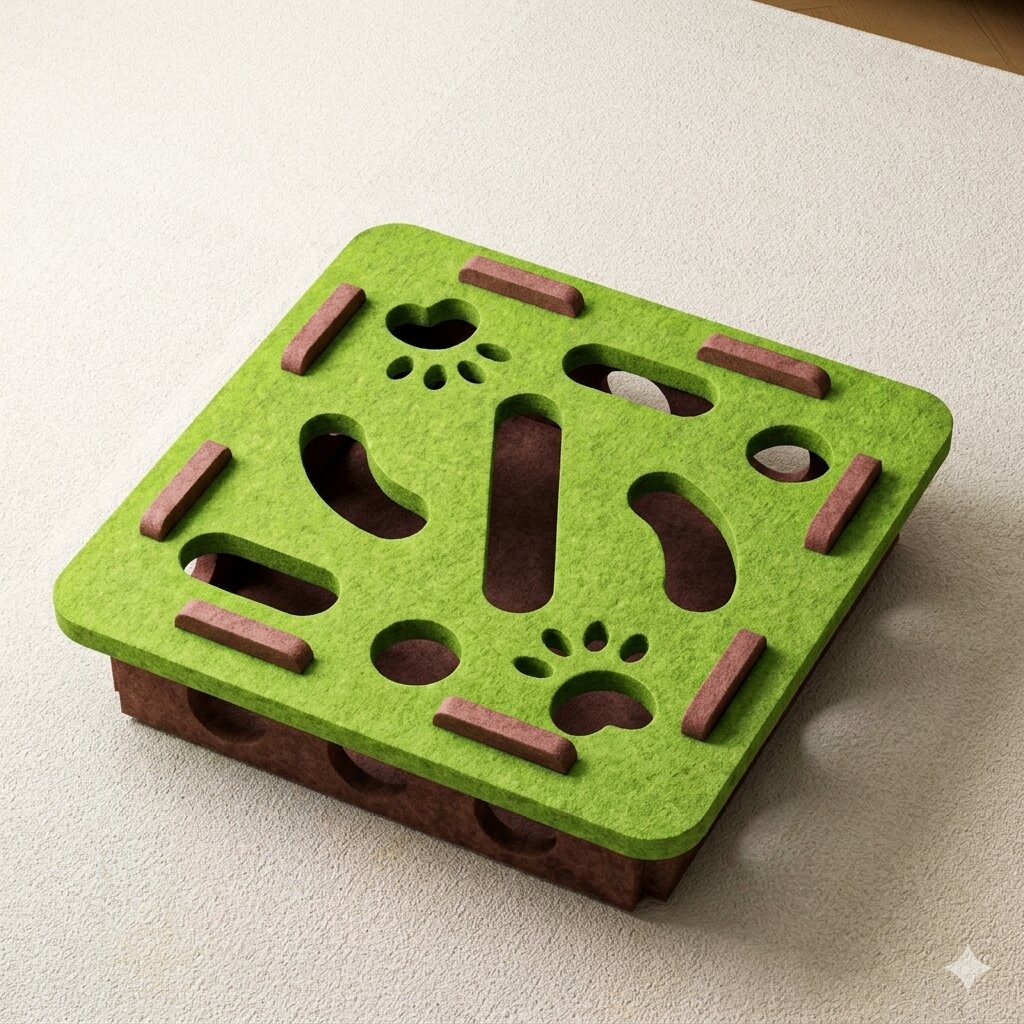 Maze Square Shape Cat Toy