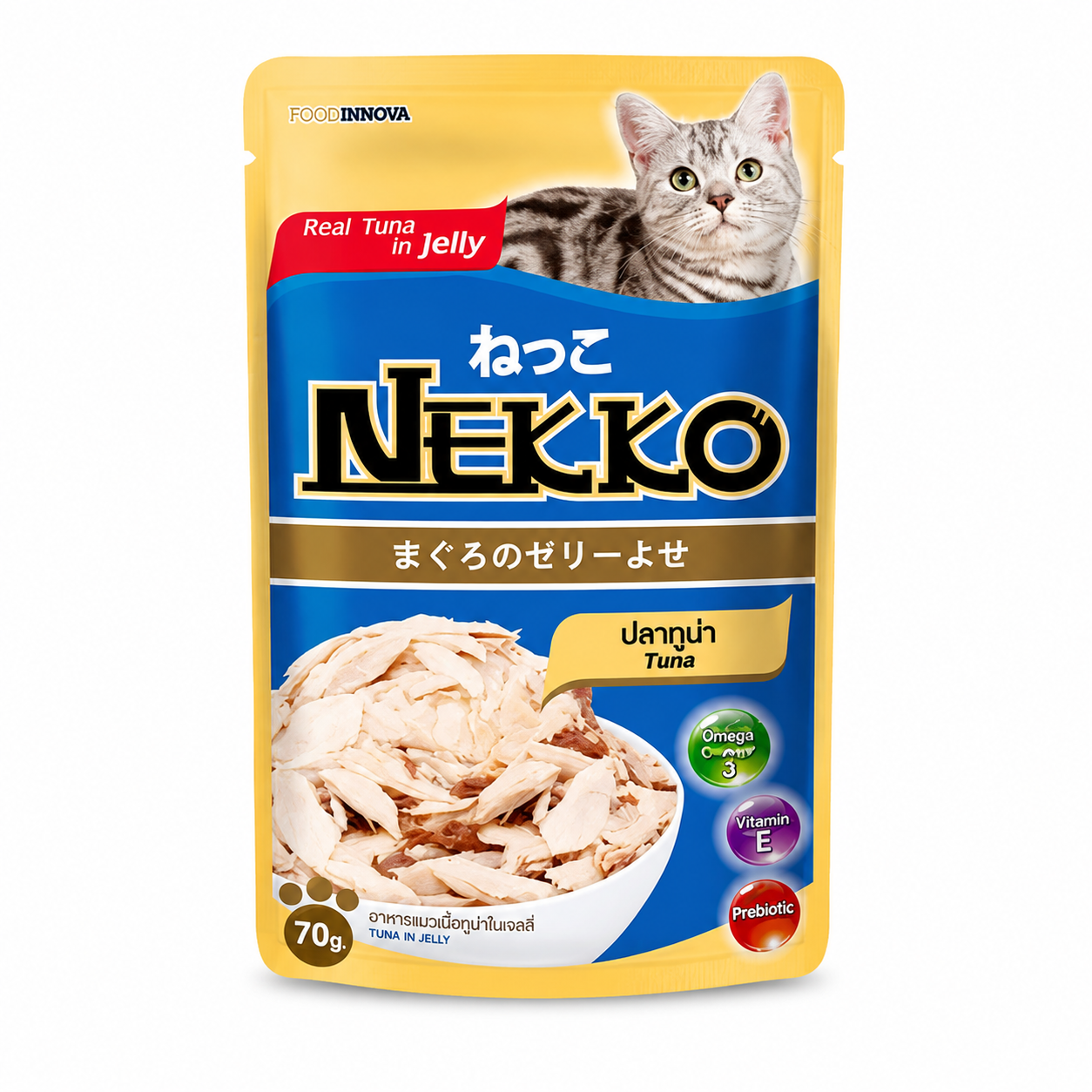 NEKKO POUCH TUNA IN JELLY 70GM