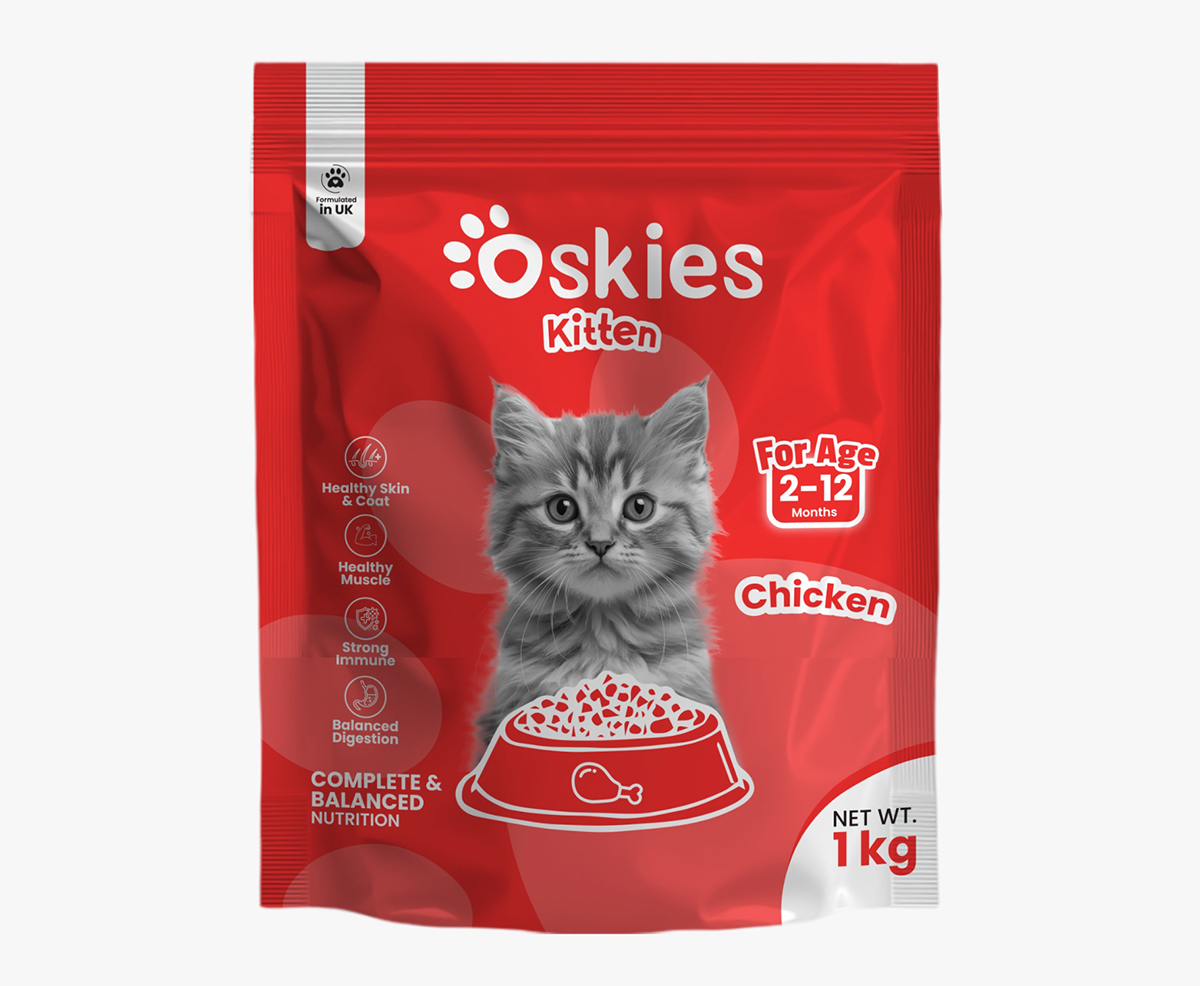 Oskies Kitten Chicken 1kg