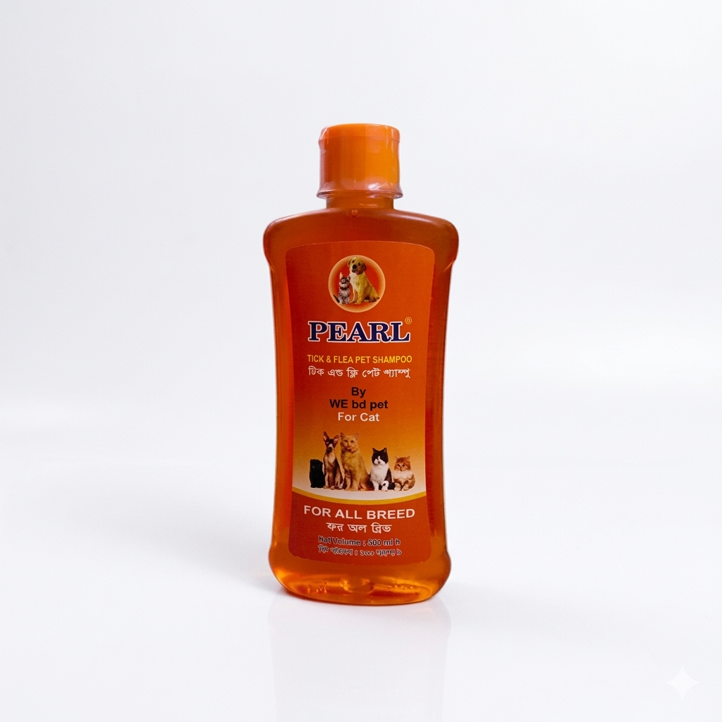 Pearl Tick & Flea Cat Shampoo (All Breeds) – 300ml