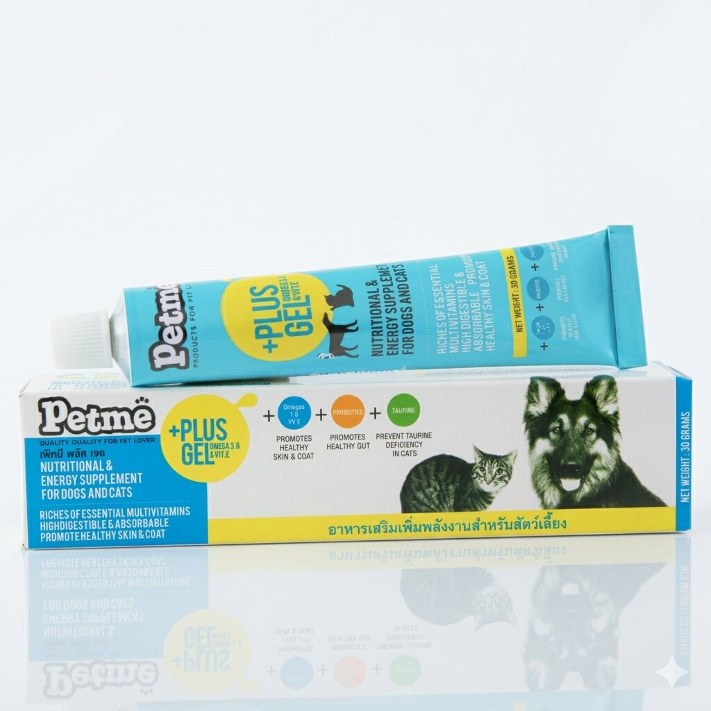 PETME Plus Multivitamin Gel For Cat & Dog 30gm