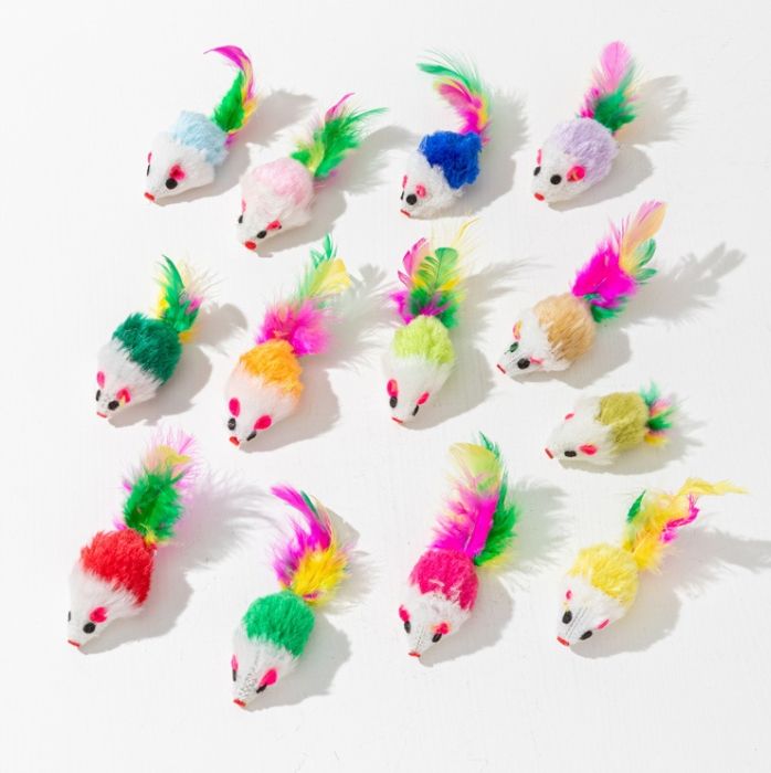 Plush Mouse Toy (1pcs)