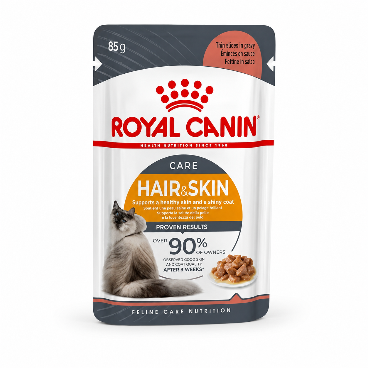 Royal Canin Pouch Hair & Skin Care Gravy 85gm