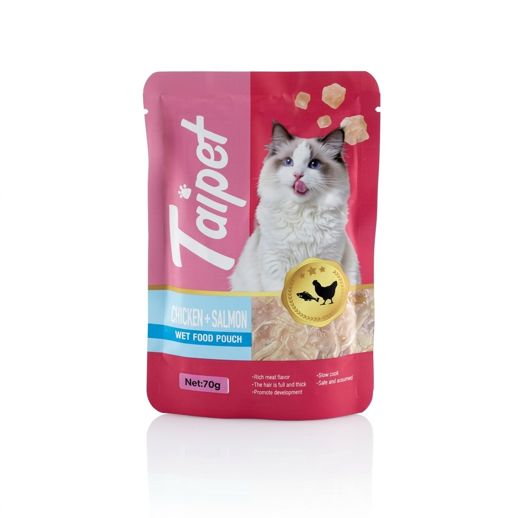 Taipet Chicken & Salmon All Ages Wet Food Pouch 70g
