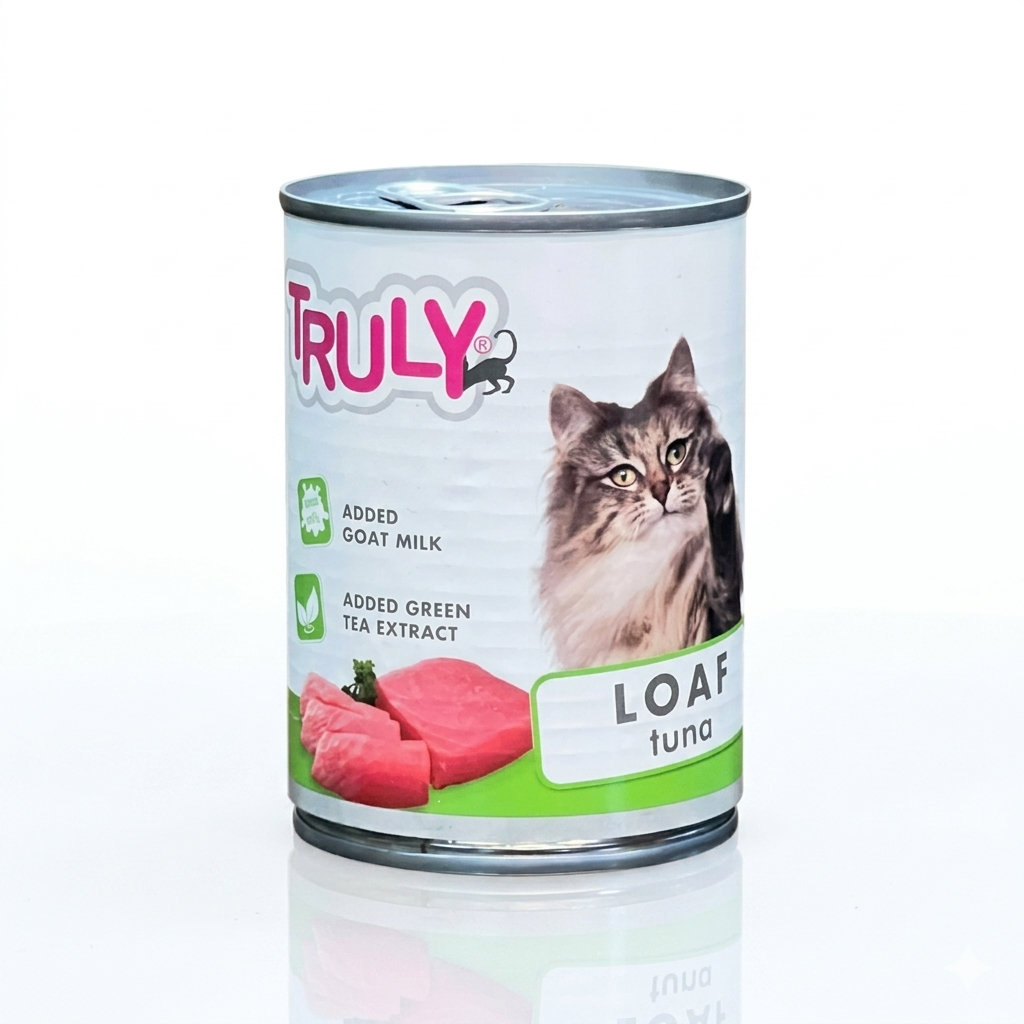 Truly Cat Can Food with Loaf Tuna 375gm