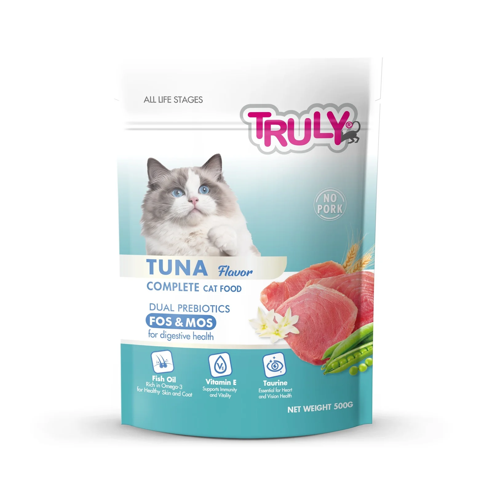 Truly All Life Stage Dry Cat Food Tuna