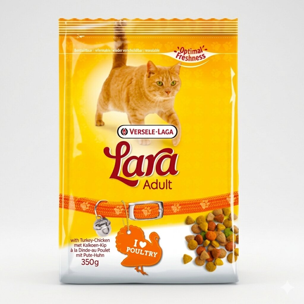 Versele-Laga Lara Adult Dry Cat Food with Poultry 350gm