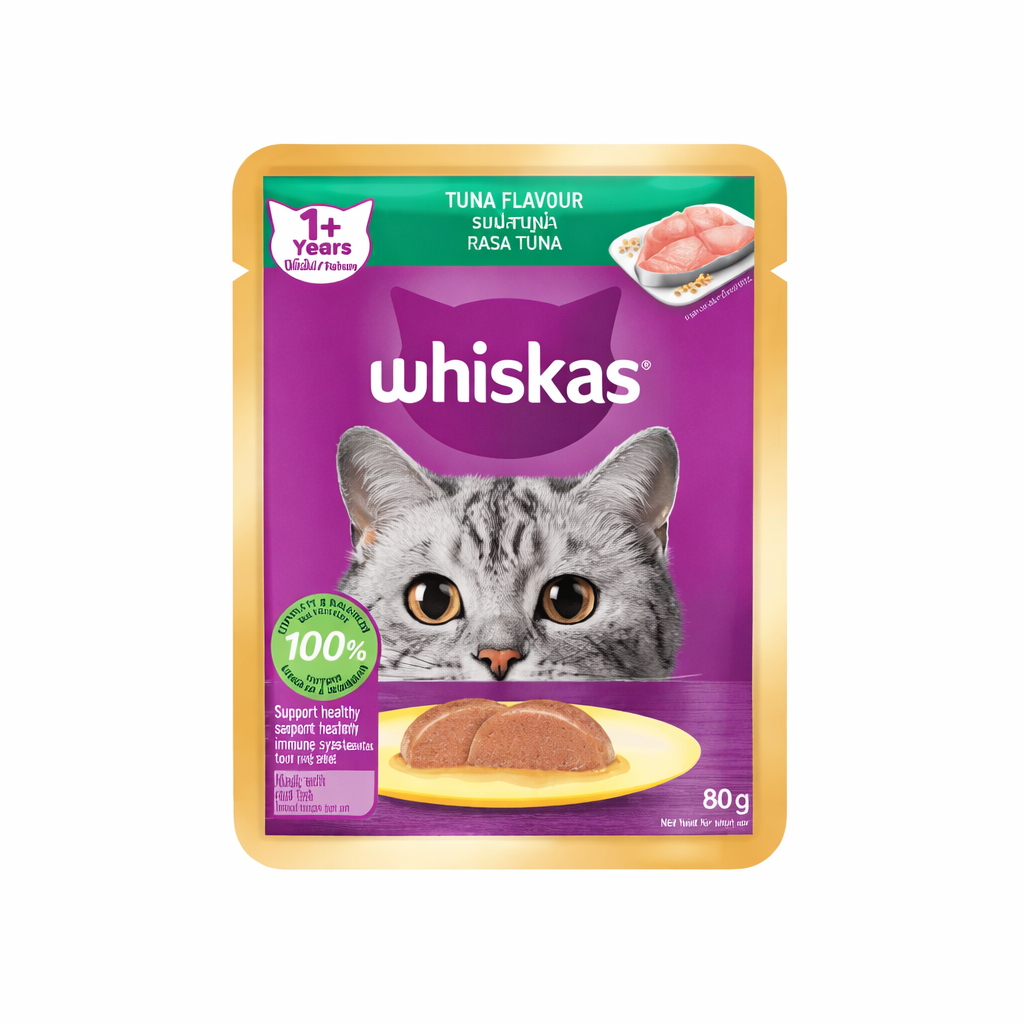 Whiskas Pouch Adult Tuna 80g